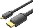 Кабель Vention micro HDMI-D-HDMI-A v2.0 4K 60Hz 3 м (AGIBI)