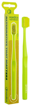 Szczoteczka do zębów Nordics Premium Toothbrush z tworzywa pla Green 1 szt (3800500324524) - obraz 1