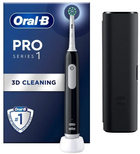 Електрична зубна щітка Oral-B Pro1 Black + TC (8001090914170) - зображення 1