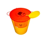 Контейнер для утилизации медицинских отходов 10 л с крышкой Желтый Moslab - изображение 2