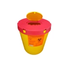 Контейнер для утилизации медицинских отходов 2 л с крышкой Желтый Moslab - изображение 2