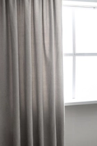 Комплект штор Декорін Щільний мікровелюр Каліфорнія 200х290 см Світло-сірих 2 шт (ROZ6400075425) - зображення 1