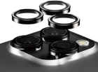 Szkło ochronne PanzerGlass Hoops Camera Lens Protector na aparat Apple iPhone 15 Pro/15 Pro Max Black (5711724011399) - obraz 3