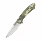 Нож складной карманный, туристический Flipper Adimanti Skimen-CA Camouflage 205 мм - изображение 1