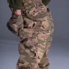Штурмовые штаны UATAC GEN 5.2 с наколенниками и тактическим ремнем (L) мультикам (Multicam) STEPPE світлий - изображение 5