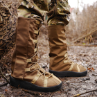Тактические Бахилы водоталкивающие, Военные гамаши на обувь для Защиты от Дождя Койот L (42-45) - изображение 3