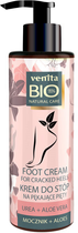 Krem na pękające pięty Venita Bio Natural Care Foot Cream regenerujący bio mocznik + ekstrakt z aloesu 100 ml (5902101520263) - obraz 1
