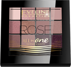 Палетка тіней для повік Eveline All In One Eyeshadow Palette 02 Rose 12 г (5901761936902) - зображення 1