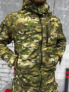 Костюм SoftShell зимовий тактичний мультикам розмір XL - зображення 4