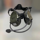 Тактичні активні навушники Sordin Supreme MIL CC із заднім тримачем, колір – Олива (76332-06-S) - зображення 1