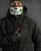 Куртка зимняя тактическая Softshell OMNI-HEAT олива L - изображение 8