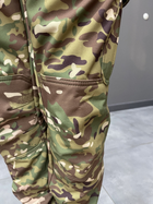 Штани тактичні софтшелл із флісом Special, розмір XXL, Мультикам, утеплені штани для військових - зображення 6