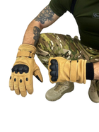 Перчатки тактические меховые размер XL койот - изображение 4