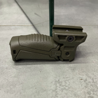Рукоятка переноса огня DLG Tactical (DLG-048) на планку Picatinny, цвет Олива, складная - изображение 6