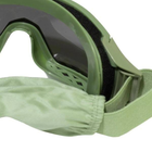 Армейские тактические очки маска военные со сменными линзами, военные очки защитные стрелковые ЗСУ очки-маска Daisy - изображение 3