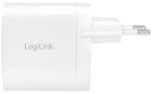 Мережевий зарядний пристрій LogiLink 2xUSB-C 65Вт Білий (4052792067552) - зображення 2
