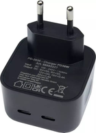 Мережевий зарядний пристрій Inter-Tech PD-2036 USB-C 36Вт Чорний (88882227) - зображення 2