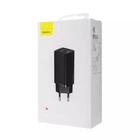 Блок живлення Швидка зарядка Мережевий зарядний пристрій Baseus GaN2 Lite Quick Charger 65W 1Type-C + 1USB Black