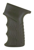 Пистолетная рукоятка DLG Tactical (DLG-098) для АК-47/74 (полимер) прорезиненная, олива - изображение 2