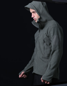 Кофта тактическая флисовая флиска куртка с капюшоном S.archon olive Размер S - изображение 3