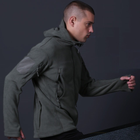 Кофта тактическая флисовая флиска куртка с капюшоном S.archon grey Размер S - изображение 4