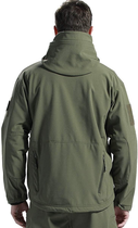 Куртка / вітровка тактическая софтшелл Softshell olive розмір S - зображення 6