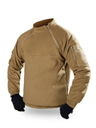 Кофта тактична флісова, фліс куртка з ворсом Double Fleece Free soldier S.archon coyote Розмір 2XL - зображення 1
