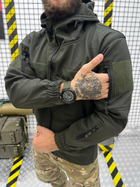 Армейская куртка софтшел NAC Олива 3XL - изображение 6