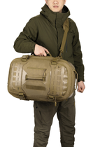 Рюкзак / сумка тактическая походная 55л Protector Plus S462 Coyote - изображение 5