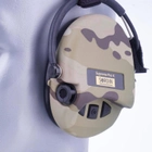 Активные наушники для стрельбы Sordin Supreme Pro-X Neckband Multicam с задним держателем под шлем (76302-X-06-S) - изображение 4