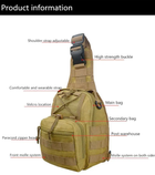 Тактическая сумка через плечо ChenHao CH-098 Khaki - изображение 7