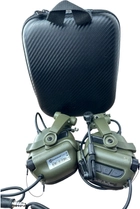 Активні захисні навушники Earmor M32X MARK3 Dual (FG) Olive Mil-Std (EM-M32X-FG-MARK3-DL) - зображення 9
