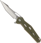 Нож Artisan Cutlery 1812P-SGN Bombardier G-10 D2 Green (27980362) - изображение 1