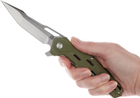 Нож Artisan Cutlery 1812P-SGN Bombardier G-10 D2 Green (27980362) - изображение 5