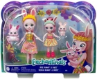 Zestaw lalek Mattel Enchantimals Sisters Bree and Bedelia and Their Rabbit (0194735009008) - obraz 1