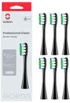 Насадка для електричної зубної щітки Oclean Professional Clean 6шт Black
