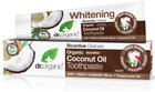 Pasta do zębów Dr.Organic Virgin Coconut Oil wybielająca o potrójnym działaniu z olejem kokosowym 100 ml (5060391844251) - obraz 1