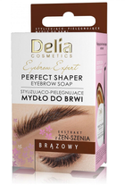 Mydło do brwi Delia Eyebrow Expert Perfect Shaper stylizująco-pielęgnujące Brązowy 10 ml (5906750804668) - obraz 1