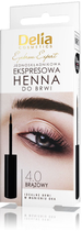 Henna do brwi Delia Eyebrow Expert jednoskładnikowa ekspresowa 4.0 Brązowy 6 ml (5901350469736) - obraz 1