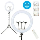 Кольцевая светодиодная лампа LED LJJ-45 Ring Fill Light 45 см, с пультом с штативом 2.1 м