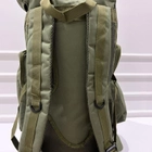 Рюкзак тактический 70L khaki/ армейский/ водонепроницаемый баул - изображение 7