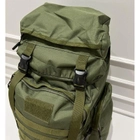 Рюкзак тактический 70L khaki/ армейский/ водонепроницаемый баул - изображение 12