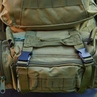 Тактична сумка Tactical 5L khaki поясна/ плечова/ армійська/ нагрудна - зображення 10