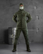 Тактичний костюм софтшел mystical oliva Вт7025 S - зображення 1