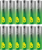 Батарейка лужна GP Super Alkaline AA Batteries 15A/LR6 1.5V (12-Pack) (4891199217005) - зображення 1