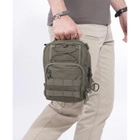 Тактическая плечевая сумка кобура Pentagon UCB 2.0 K17046 Wolf-Grey (Сірий) - изображение 5