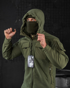 Тактическая флисовка куртка Esdy oliva combo Вт7056 XXL - изображение 5