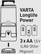 Ліхтар Varta Outdoor Ambiance L10 Lantern 3AA (OŚW-LAT-0000050) - зображення 4