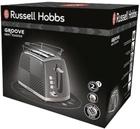 Toster Russell Hobbs Groove 2S Grey 26392-56 (AGD-TOS--0000058) - obraz 9