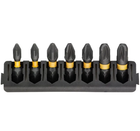 Кассета с битами DeWALT FlexTorq, L = 25 мм, Pz1 - 2 шт, Pz2 - 3 шт, Pz3 - 2 шт. DT70812